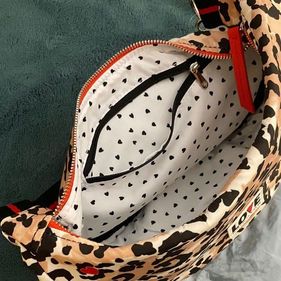 Brighton Leopard Print Swing Bag - Picture 5 of 6